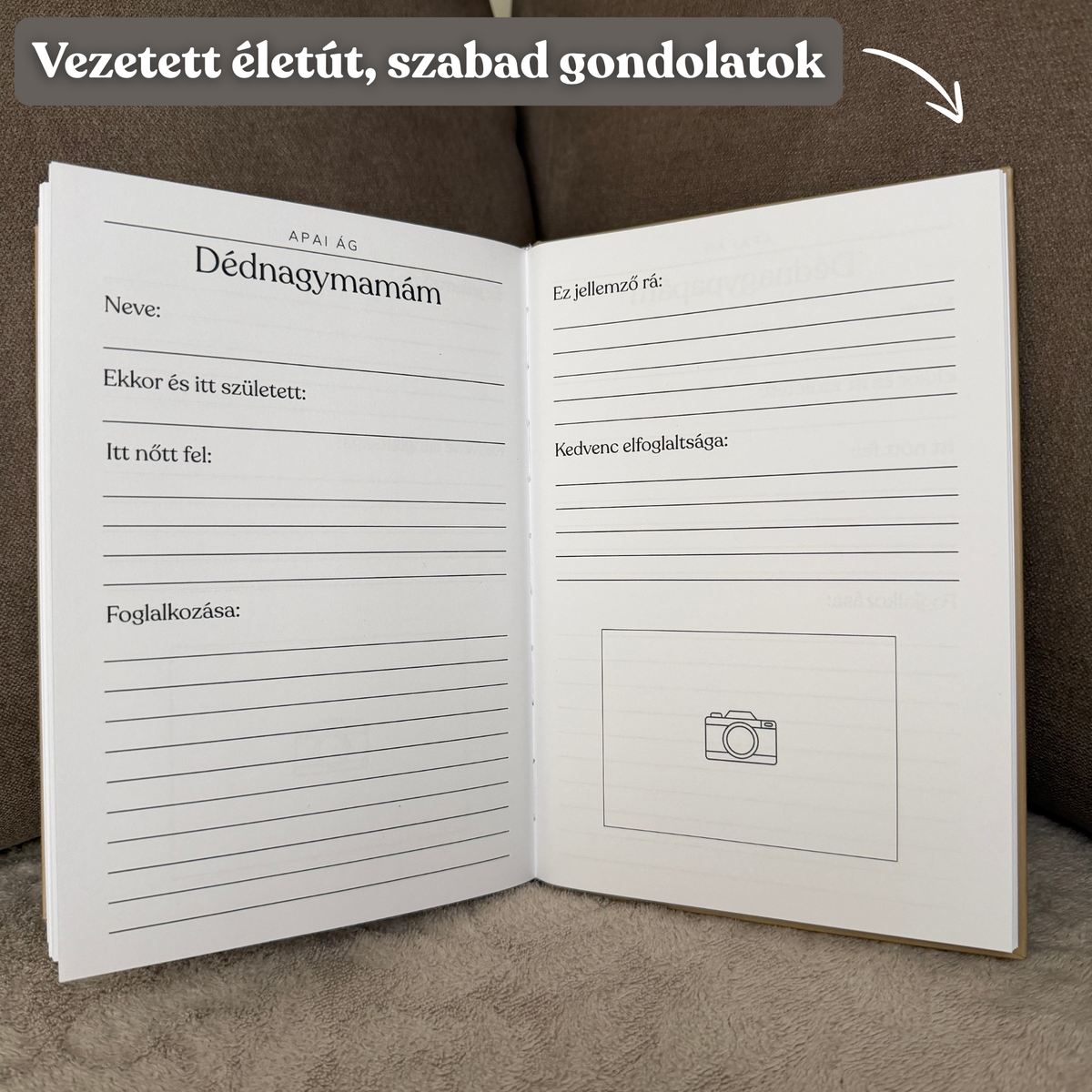 Kitölthető Családfa könyv