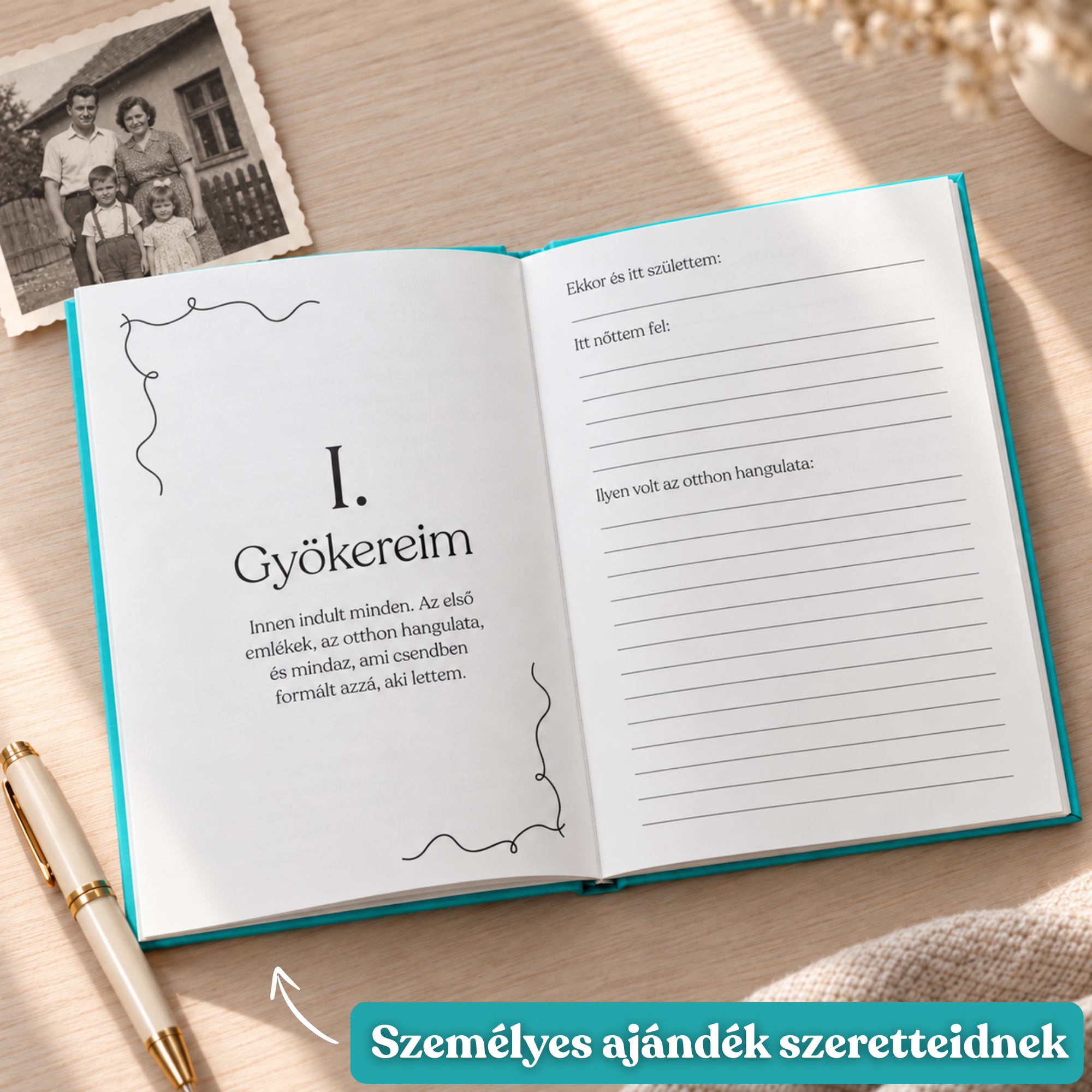 Kitölthető Életút könyv