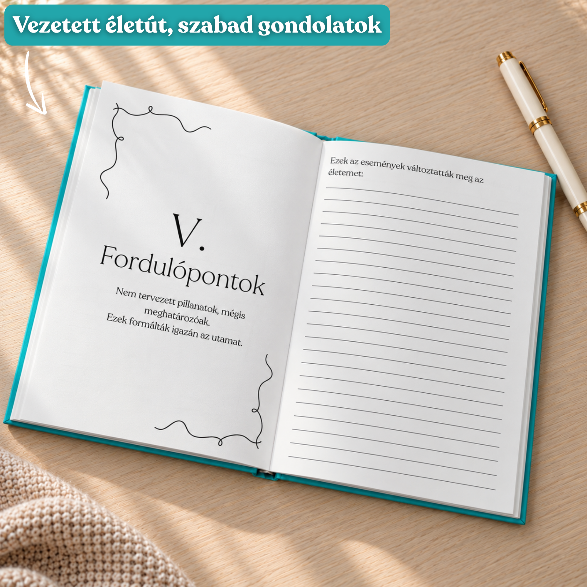 Kitölthető Életút könyv