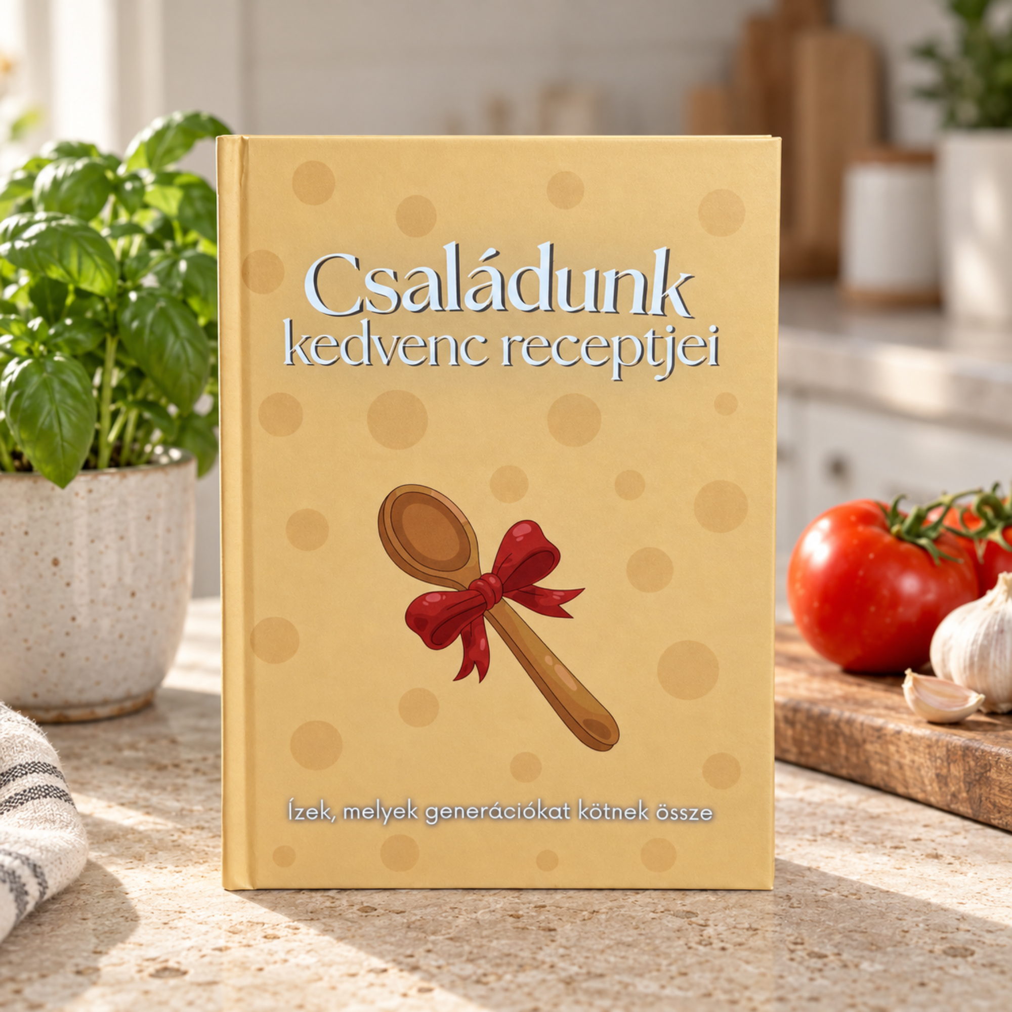 Kitölthető családi receptgyűjtemény