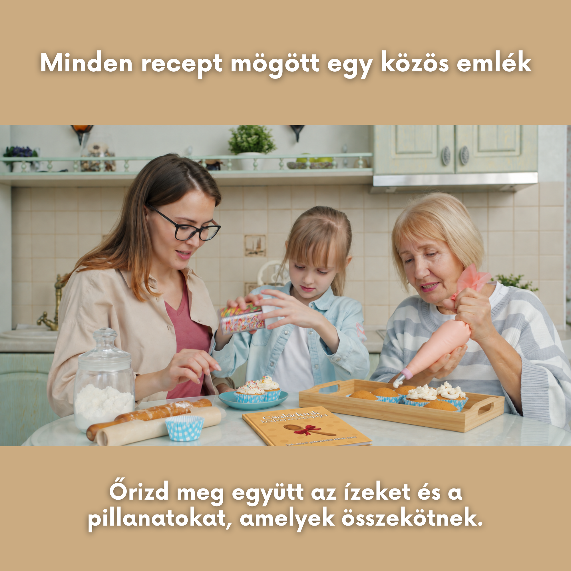 Kitölthető családi receptgyűjtemény
