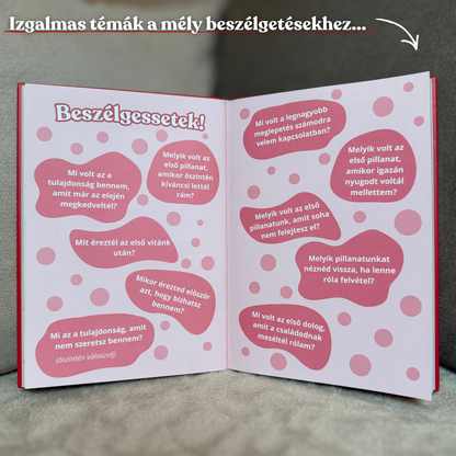 Közösen kitölthető könyv pároknak