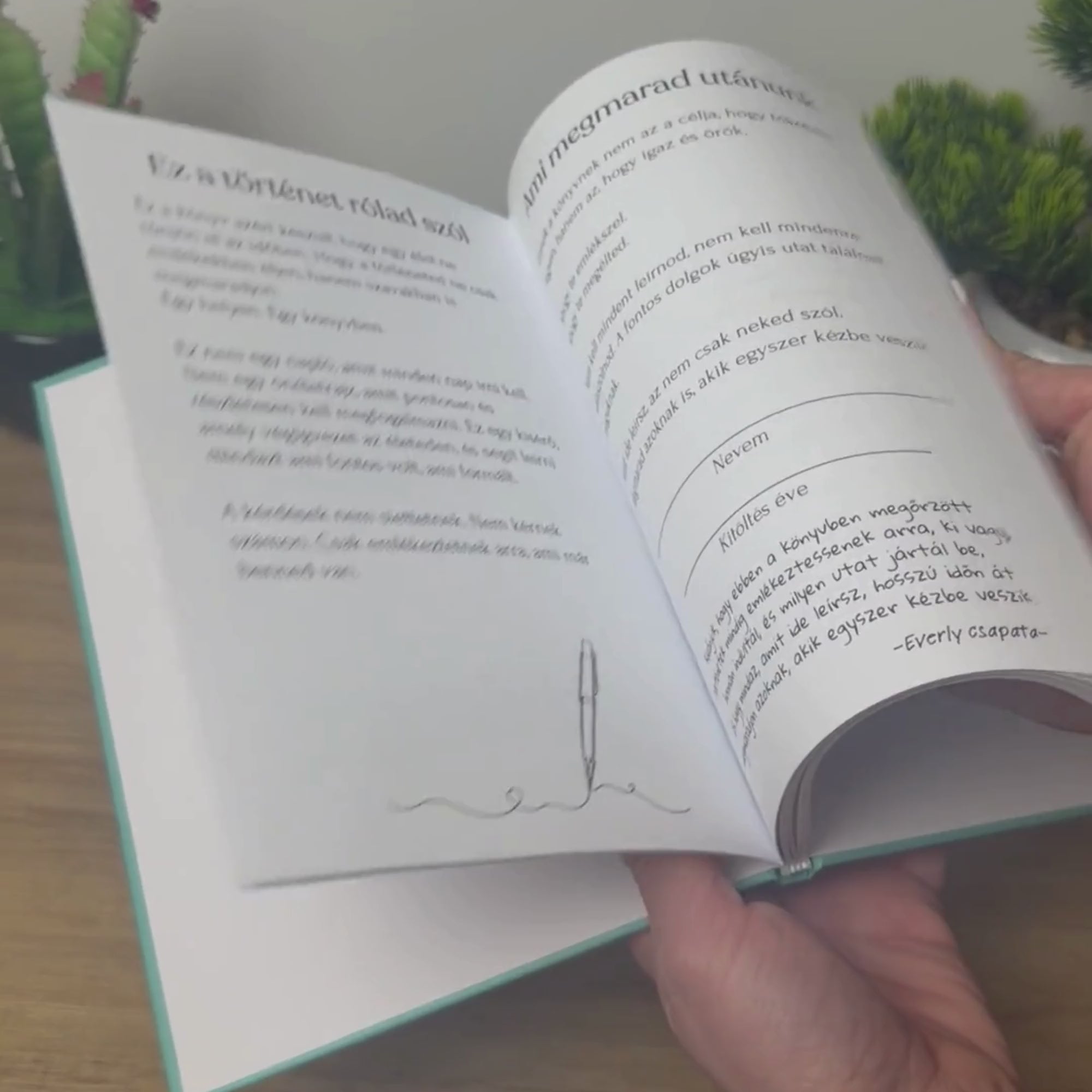 Kitölthető Életút könyv